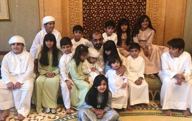 Photos: Sheikh Mohammed celebrates Eid with family in 