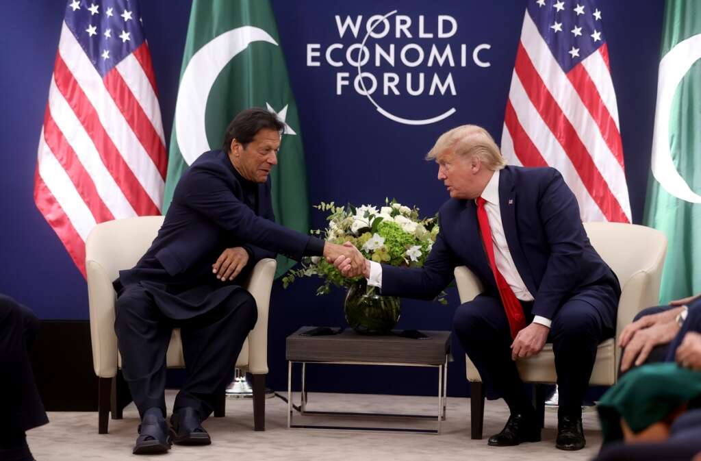 Image result for pics of trump and imran at davos