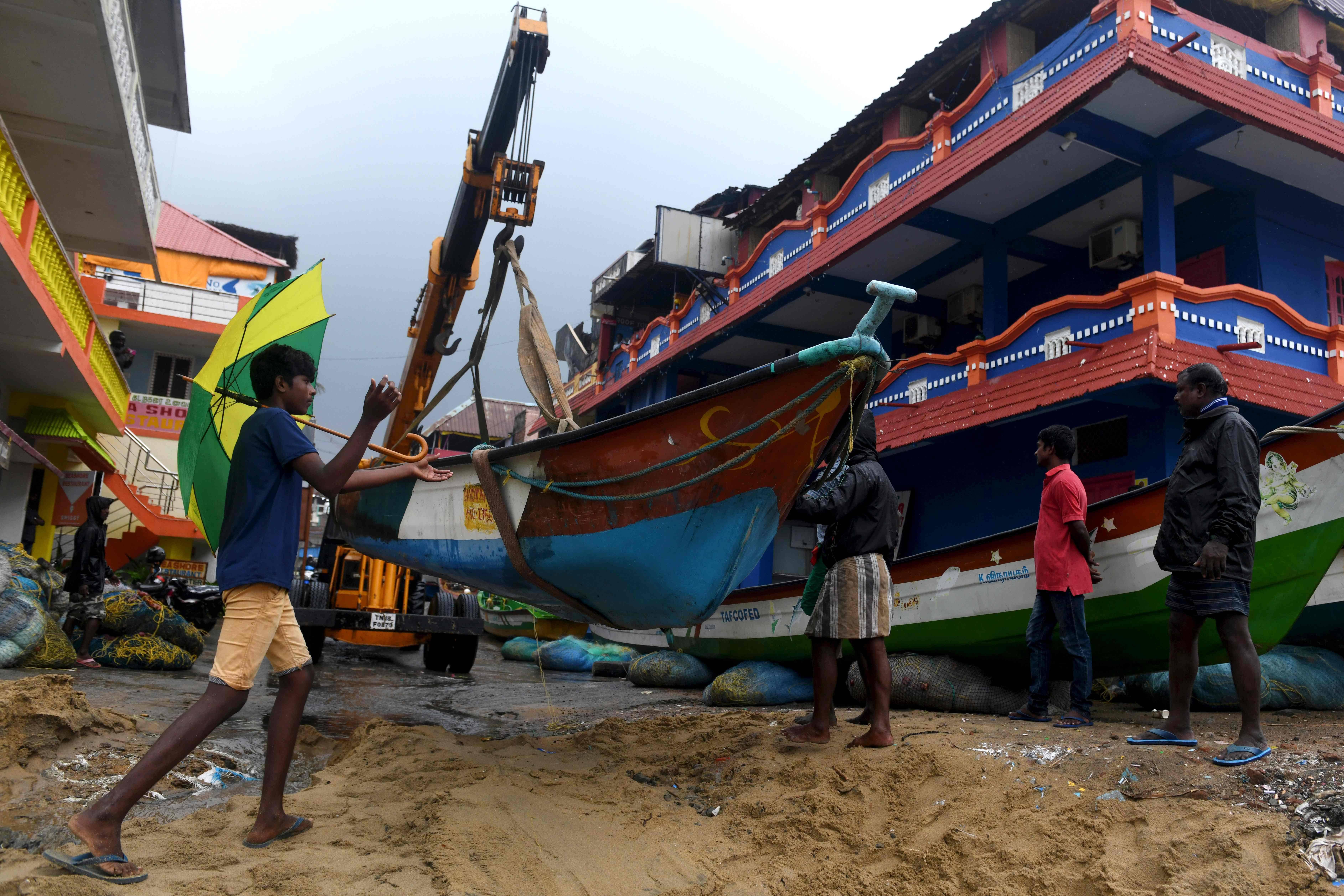 Photos: Powerful Cyclone Nivar Slams Southern India - News | Khaleej Times