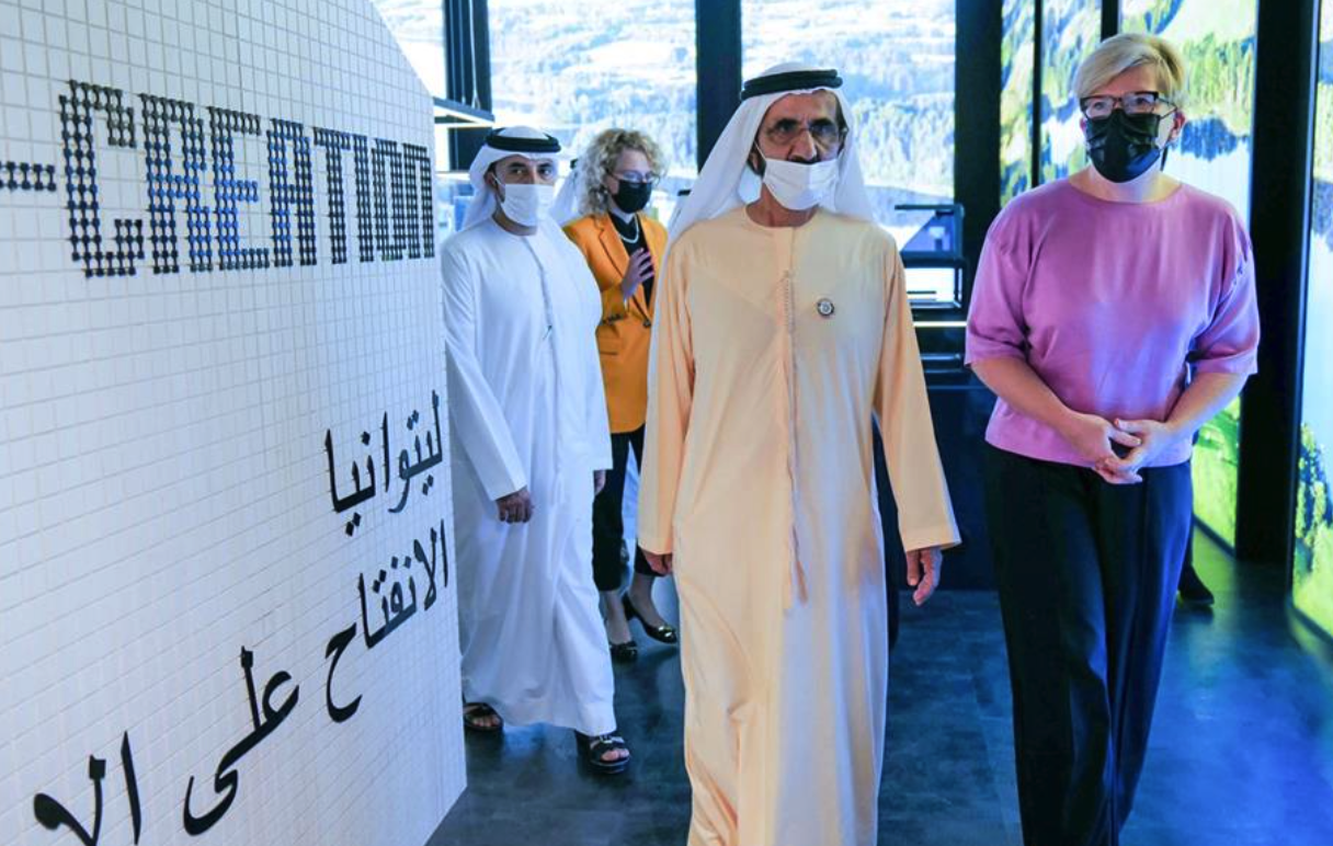 „Expo 2020 Dubai“: šeichas Mohammedas lankosi Lietuvos ir Švedijos paviljonuose – Naujienos